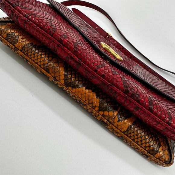 Gucci Python Thiara Medium Double-Sided Shoulder Bag - Picture 9 of 13